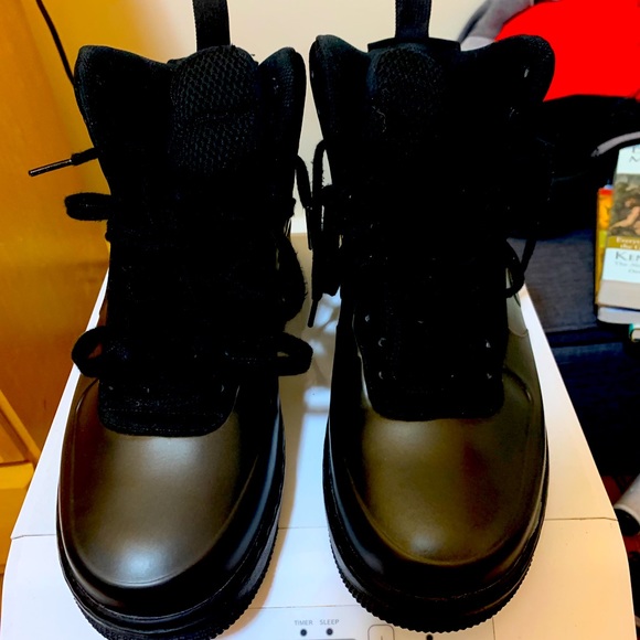 Foam posit Air Force Ones “thriple black” size 11 - Picture 3 of 3